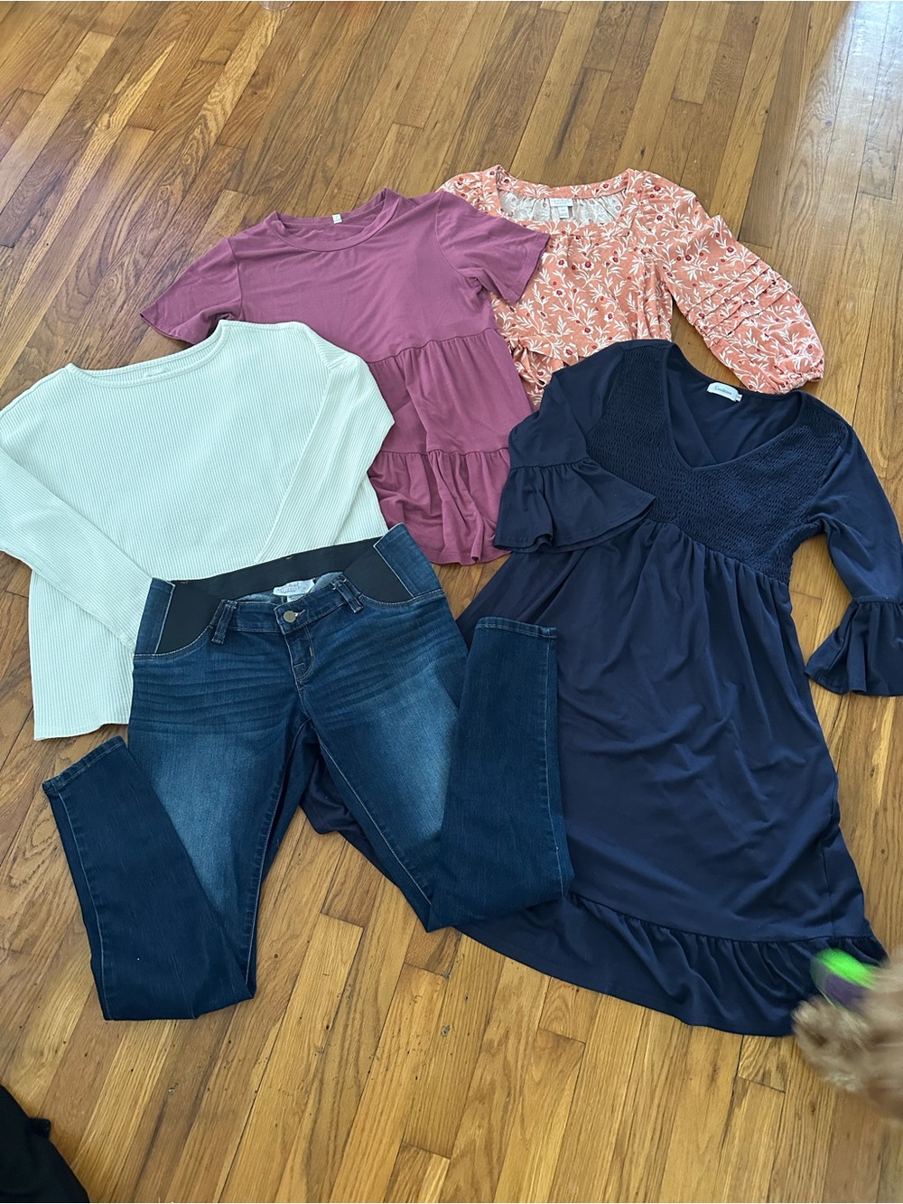 Fall Maternity Bundle, 5 items, size Small